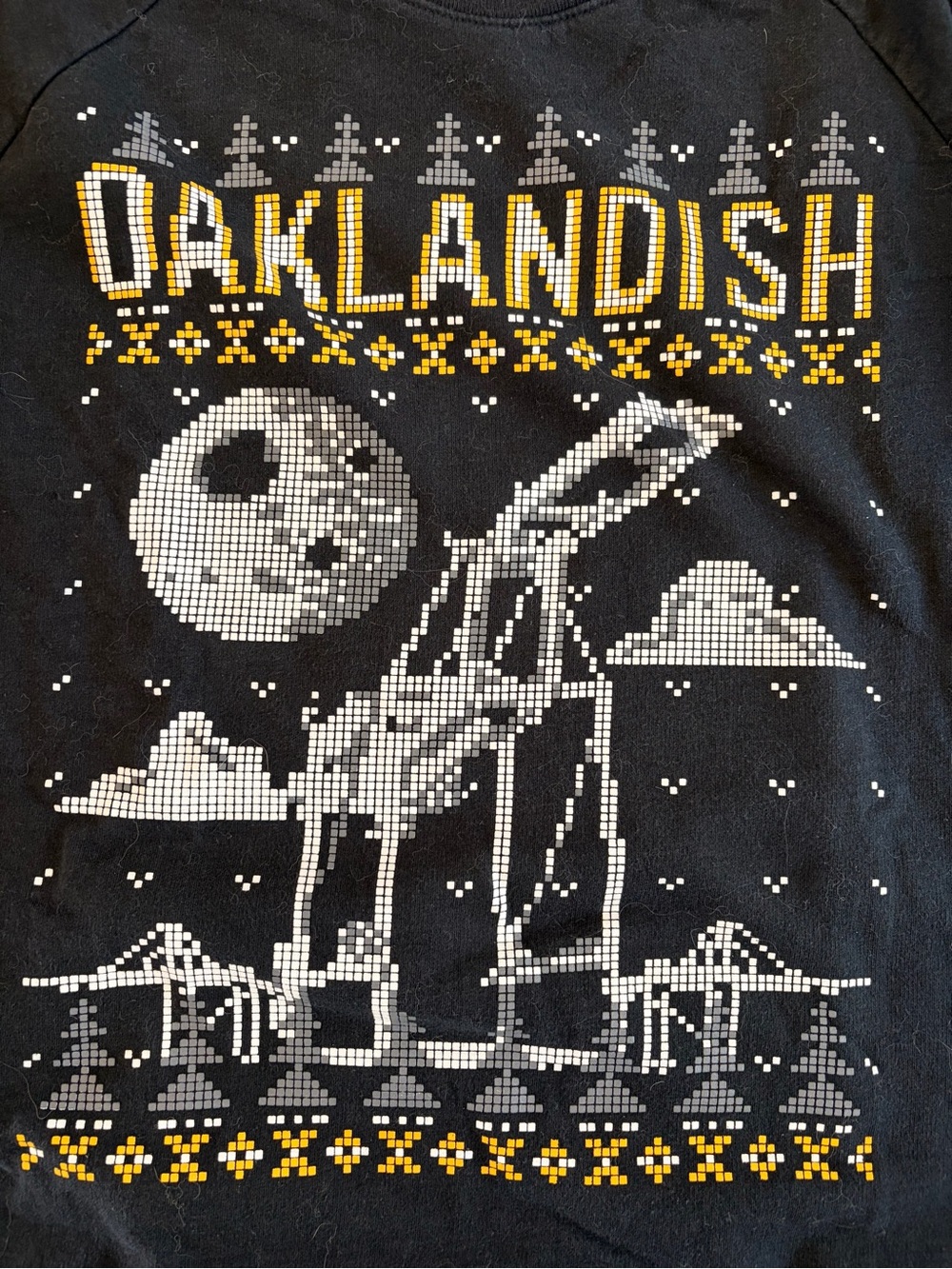 Star Wars x Oaklandish AT AT death star Holiday style American Apparel crew neck